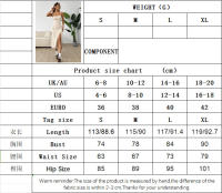 Vestido de estilo simple de mujer cintura alta tirantes delgados falda media y larga - details 0