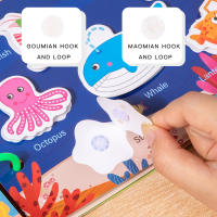 Libro ocupado de 3 años para niños pequeños, tablero Montessori, libro de pegatinas, lógica, habilidad para la vida, aprendizaje, juego a juego - details 4