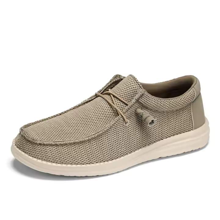 Mocasines de los hombres casuales de un solo paso zapatos de los hombres de lona marea zapatos explosión perezoso zapatos de negocios casual - 1