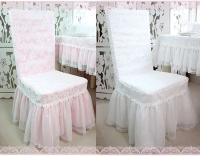 Mantel de jardín Ence de Corea del Sur, lazo rosa fresco, tela de decoración de boda rectangular europea de mesa, funda de silla personalizada - details 2