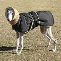 Ropa Térmica Para Perros Invierno Impermeable Chaqueta Gruesa Para Medianos Y Grandes Cachorros Rojo Negro Con Agujero Para Correa Greyhound - details 10