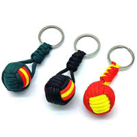 Llavero De Bolso De Paracaídas Militar Hecho De Hilo Tejido Monos Montañoso Lanyard Para Supervivencia Al Aire Libre Joyería De Metal Estilo Trendy Compatible Con Todas - details 1