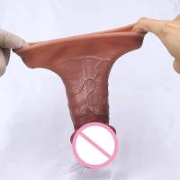 Leten Extender Realistic Condom Delay Ejaculation Sleeve Dick Male Dildo Sex Toys for Men Adult Erotic Goods - details 1