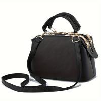 Elegante Bolso de Mano Bordado Floral Bolso de Hombro con Cierre de Cremallera Lino de Poliéster - details 7