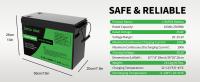 Batería LiFePO4 24V 100Ah DATOUBOSS 2560Wh de Potencia, BMS Mejorado, Ciclos Profundos de 15000, Soporte en Serie/Paralelo para Motocaravana, Panel Solar, Barco, Hogar - details 3