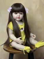 BZDOLL-Muñeca realista de bebé recién nacido, juguete de baño de 55cm con cuerpo de silicona completo, 22 pulgadas, regalo de Navidad para niña - details 2