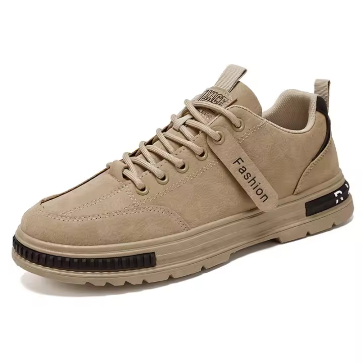 Primavera zapatos de hombre nuevos zapatos de seguridad laboral transpirables para sitio de construcción de hombre, tendencia de trabajo versátil antideslizante, zapatos deportivos de junta, zapatos de papá. - 1