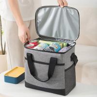 Bolsa de almuerzo aislante Bento de gran capacidad, fiambrera de comida para Picnic, almacenamiento de hielo, bolsa térmica portátil para nevera - details 2