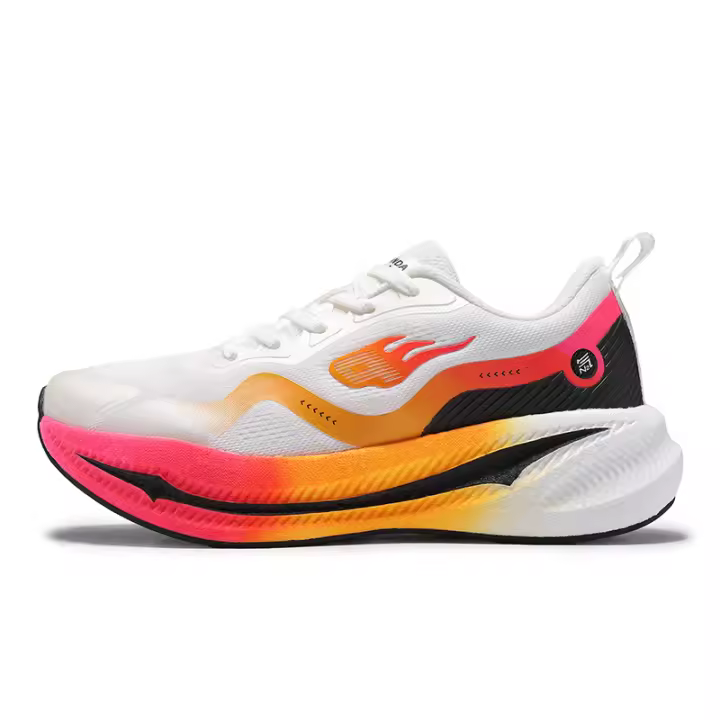 Moda versátil, ligera, zapatos casuales, tablero de carbono, par, zapatillas para correr que absorben los golpes. - 1