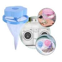 Recogedor de pelo flotante para mascotas, bolsa de filtro de pelusa, herramienta reutilizable para quitar el pelo de perros y gatos, lavadora, suministros para el hogar - details 1
