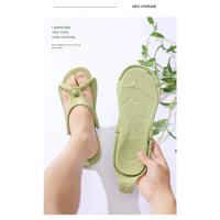 Zapatillas de fondo blandas plegables de viaje portátiles para hombres y mujeres Material EVA baño de hotel uso doméstico diseño de un personaje - details 6