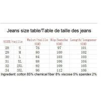 Jeans de Cargo para Hombres Pantalones de Algodón Denim Casuales con Múltiples Bolsillos - details 0