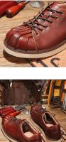 Zapatos de cuero vacuno puro de alta gama, zapatos casuales de suela blanda para hombre - details 8