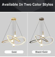 LEFAN-Luz LED moderna para habitación, iluminación creativa para comedor, 80CM - details 1