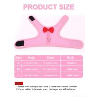 Conjunto de pecho y espalda de conejo para mascotas de malla transpirable con arnés para animales pequeños, perfecto para cobayas y ardillas - details 1