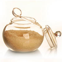 Tarro de vidrio transparente de 250ml, recipiente para dulces, especias, pollo, cocina, azucarero, organización de almacenamiento para el hogar, jarrones de azúcar, envío directo - details 5