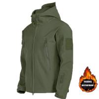 Chaqueta de Vellón Suave de Invierno-Otoño para Hombres A Prueba de Viento, Ligera, Ideal para Acampar, Senderismo, Escalada, Caza, Pesca - details 24