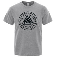 Camiseta con estampado de símbolos de Odín Vikings para hombre, camisa de manga corta para hombre, camisetas informales de Hip-Hop, ropa de calle Harajuku, verano 2022 - details 9