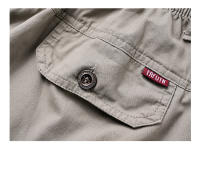 Pantalones Cortos de Algodón Puro para Hombres CHAIFENKO Ligeros, Múltiples Bolsillos, Ajuste Regular, Moda de Verano para Exteriores - details 13