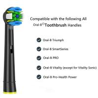 Cabezas de Cepillo Eléctrico Oral B Sensitive Clean Pro D16 D12 Juego de 4 FlossAction Reemplazos - details 5