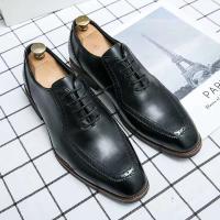 Genuine Chaussures Homme Cuir vestido de oficina zapatos de cuero profesionales para hombres 2024 - details 6
