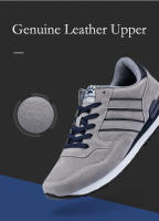 Zapatillas de Deporte Casuales de Cuero para Hombres Zapatos de Correr Antideslizantes - details 4
