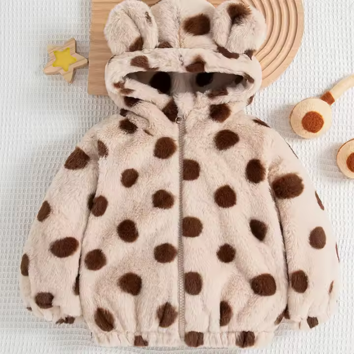 Leopardo marrón t manga larga bebés gis ag 9 a 3 y d, para niños a w er - 1