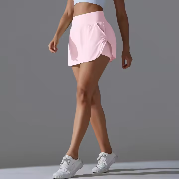 Faldas de tenis 2 en 1 para mujer, pantalones cortos de cintura alta de secado rápido, Fitness, correr, Golf, bádminton, falda antiexposición, ropa deportiva para gimnasio - 1