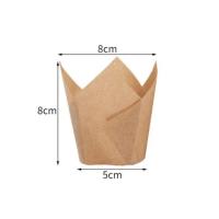 Papeleras de Tulipán para Muffins 50 Uds. Fundas para Hornear a Prueba de Aceite - details 0
