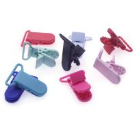 Abrazadera de Chupete para Bebé 48Pcs Ecológico Plástico Mezcla de Colores Sostenedor Transparente 25MM para Bebés de 4 Meses + Unisex Silicona Sin Nitroamina - details 6