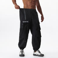Los pantalones de trabajo sueltos de la marca de moda de verano para hombres están de moda y son relajantes. - details 5