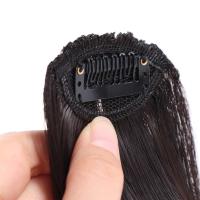 Accesorios para el cabello, peluca sintética, flequillo Romo, postizo falso, Clip en flequillo, extensión de cabello, estilo Natural, flequillo falso para mujer - details 1