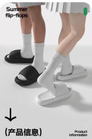 Verano fresco zapatillas de las mujeres desgaste de fondo suave antideslizante casa zapatillas de los hombres interior de fondo grueso suave pareja zapatillas de masaje - details 7