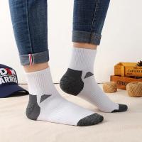 Calcetines deportivos de algodón peinado para hombre, calcetín transpirable, antideslizante, cómodo, para baloncesto, correr, 5 pares - details 7