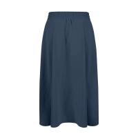 Falda elástica plisada estampada de cintura alta a rodilla para mujer, moda, fiesta, verano, 2024 - details 35