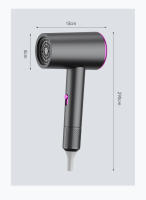 Secador de pelo Dormitorio doméstico Aire caliente y frío Iones negativos Celebridad de Internet Salón de peluquería de alta potencia Secador de pelo - details 18