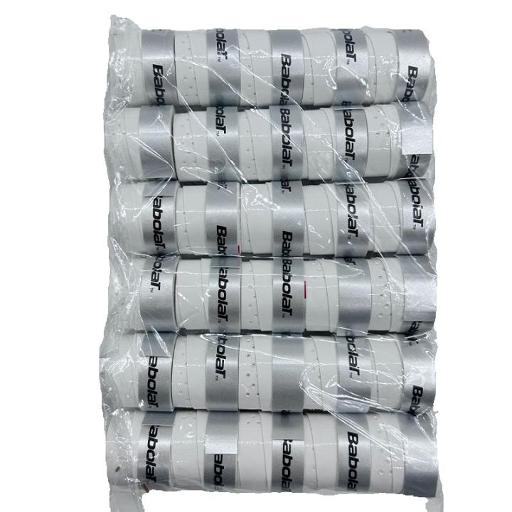 Babolat 30 sobregrips adhesivos para raqueta de tenis, pádel, pickleball, tenis de playa, raqueta de bádminton, duraderos, a prueba de sudor, de larga duración, cinta de agarre de alta calidad, rendimiento mejorado, comodidad