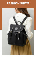 Mochila de lona vintage para mujer, mochila de viaje informal de gran capacidad, mochila escolar para estudiantes universitarios - details 19