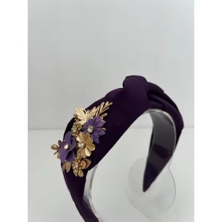 Diadema Morada con Decoración Lateral Joyería de Gafas de Sol y Relojes - 1