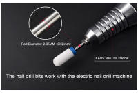 KADS Brocas de cerámica para manicura y pedicura, pulidor de limas de uñas, accesorios de equipo - details 3