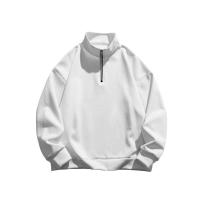 Chaqueta de color liso con cuello alto y media manga larga, para hombre - details 12