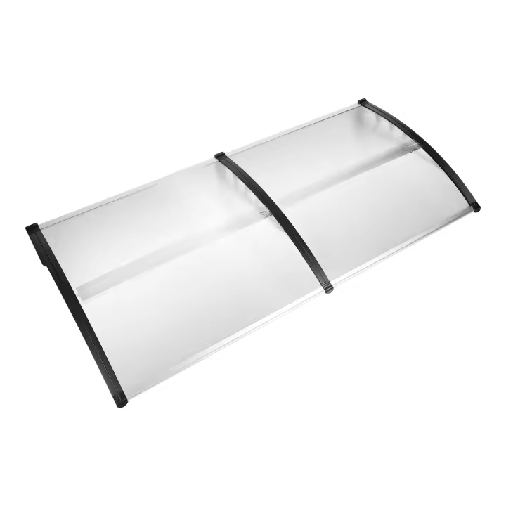 Marquesina Transparente de 200 cm Ideal para Puerta de Casa, Garaje y Balcón - 1
