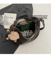 Bolso multifuncional de gran capacidad para mujer, nuevo bolso de hombro clásico de otoño e invierno, mochila cruzada para ir al trabajo - details 6