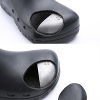 Abnkarwin Zapatos de Chef con Punta de Acero, Resistentes al Desgaste, Antideslizantes y a Prueba de Aceite Calzado de Trabajo para Hombres en Primavera/Verano - details 8