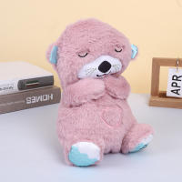 Muñeco calmante para recién nacido, juguete para dormir, nutria respirable bonita, oso que respira, juguete para bebé - details 4