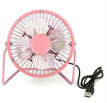 Ventilador silencioso de escritorio USB, Negro, Mini, portátil para Oficina o en casa - 1