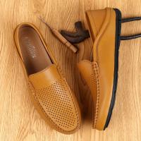 Zapatos Informales de Verano para Hombre Mocasines de Cuero con Transpirabilidad sin Cordones - details 6