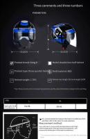 Casco de moto 3c para hombre y mujer, homologado, medio, para todas las estaciones, para invierno - details 1