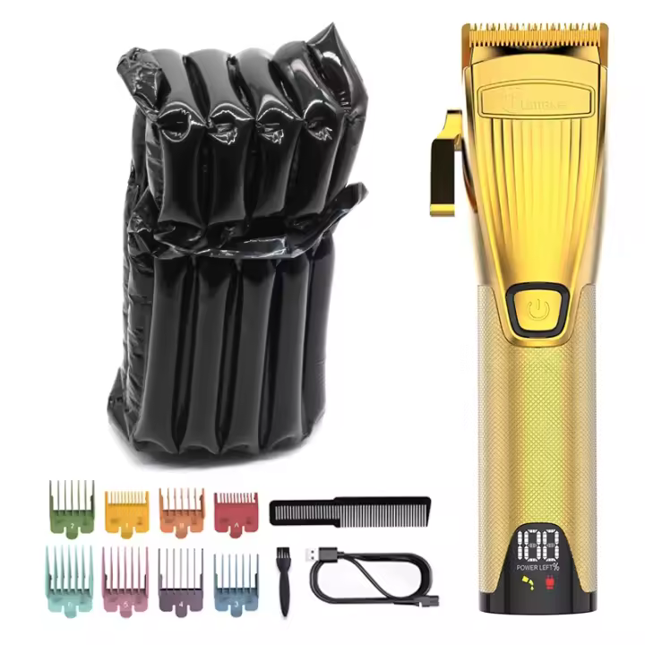 Cortadora de pelo profesional con cable/inalámbrica para hombres, recortadora ajustable, potente cortadora de pelo eléctrica, recargable - 1