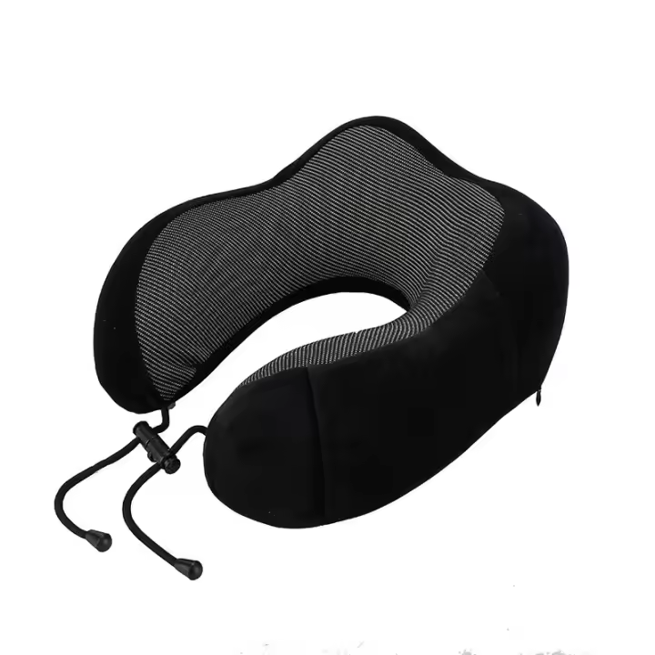 Almohada Viaje para Cuello, Almohada Cervical Viaje Comodo e Portatile para Oficina Avión Tren Coche Viajando, con Espuma Memoria - 1